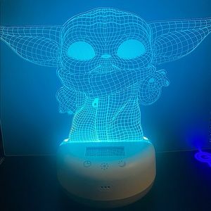 3D Illusion Night Light - interchangeable Yoda and Chewbacca